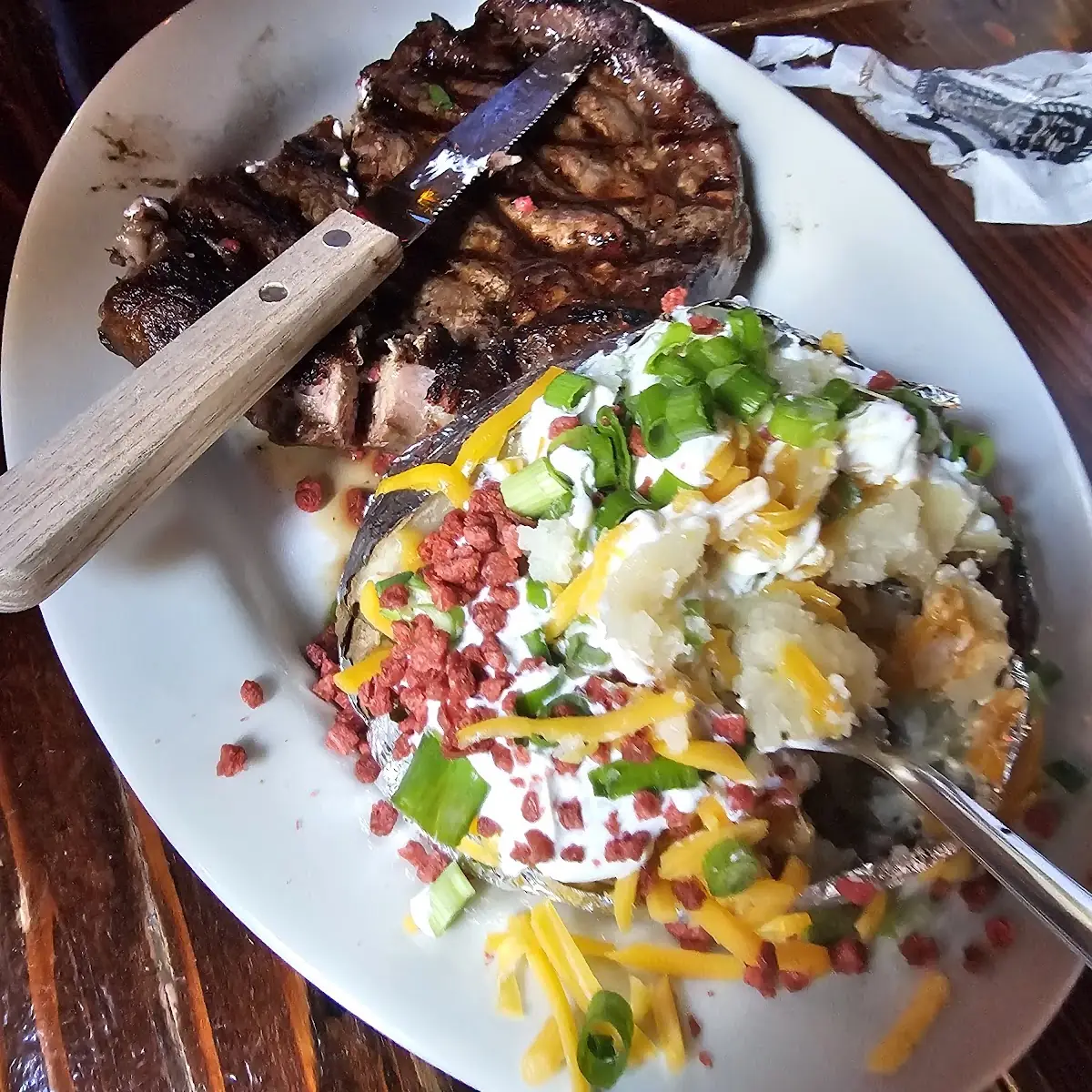 Steak and Baked Potato