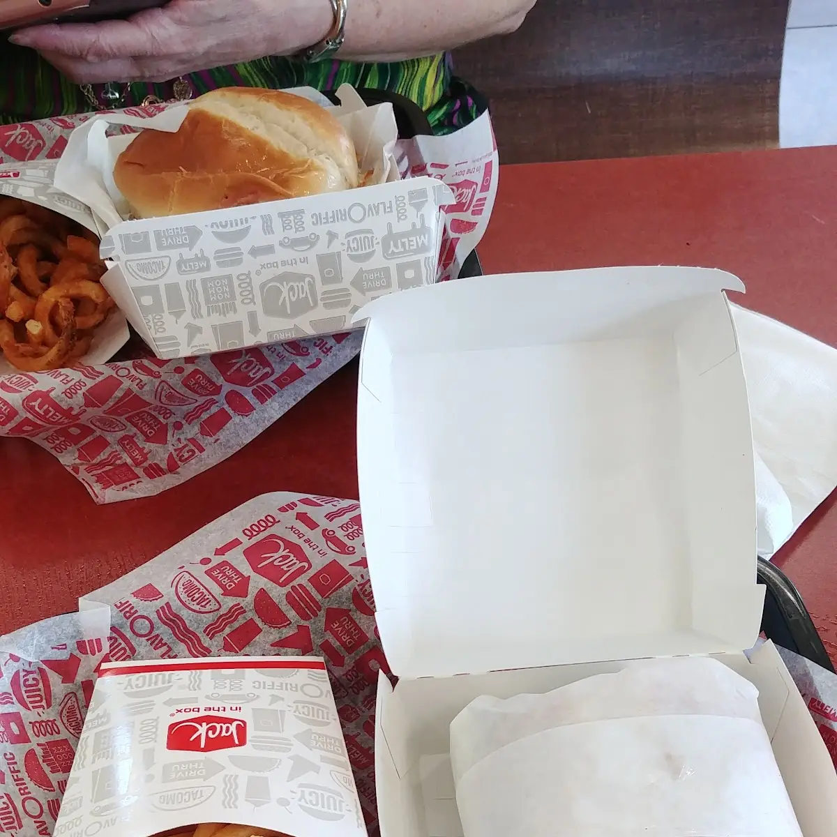 Jumbo Jack Cheeseburger