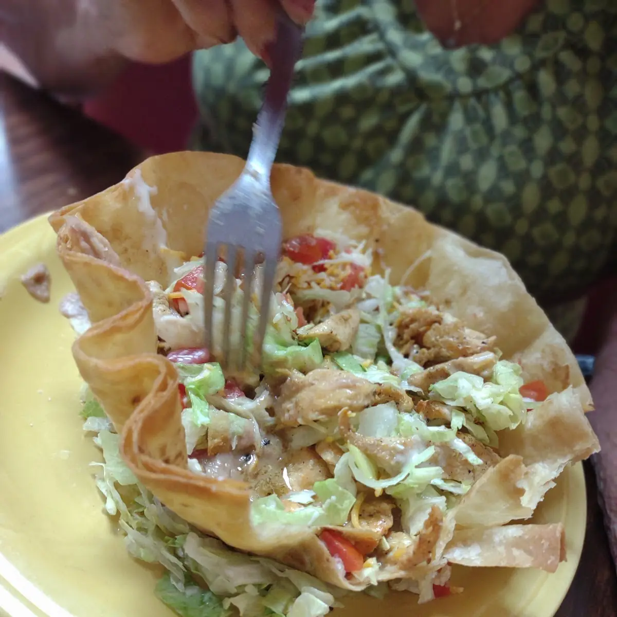 Fajita Chicken Taco Salad
