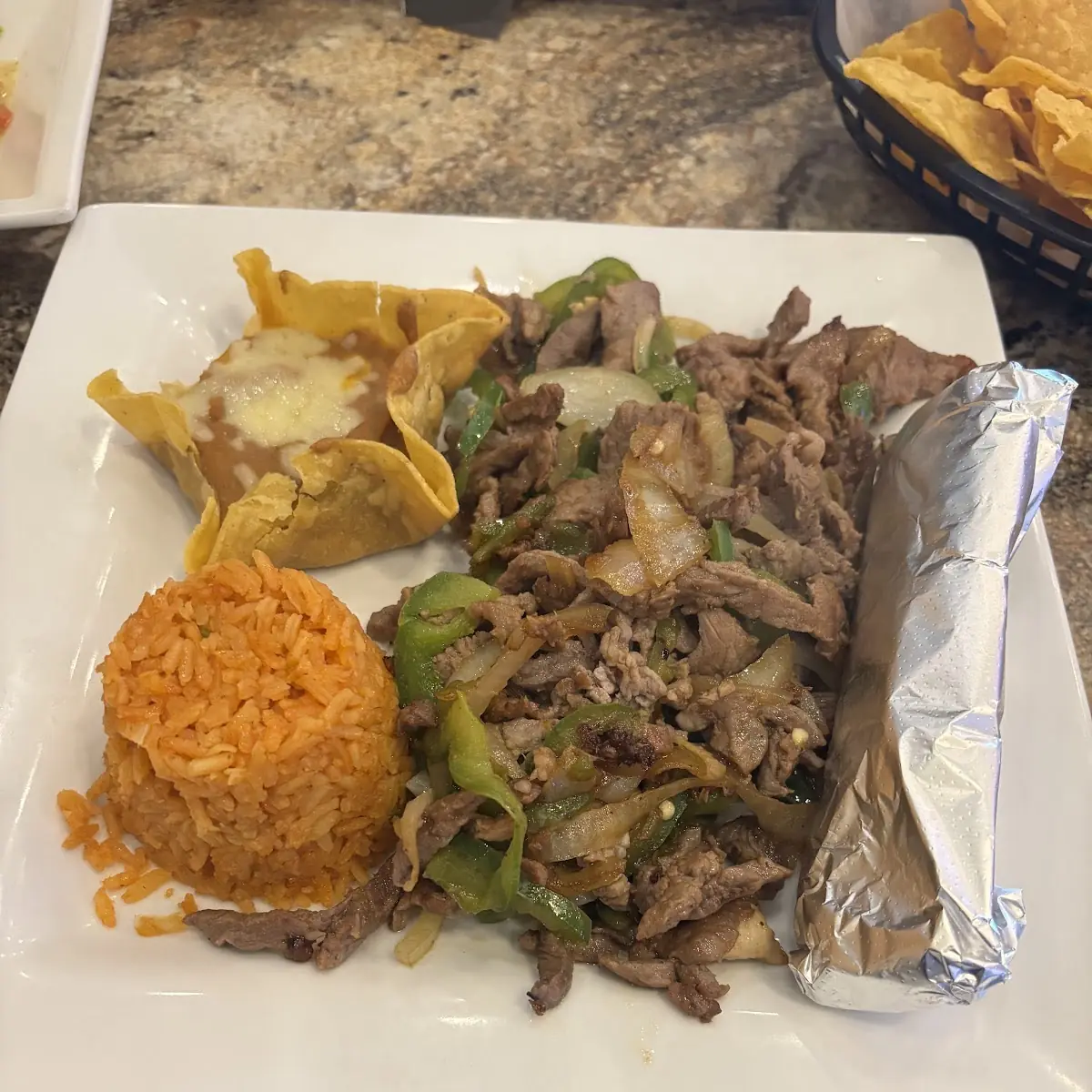 Steak Fajitas Lunch