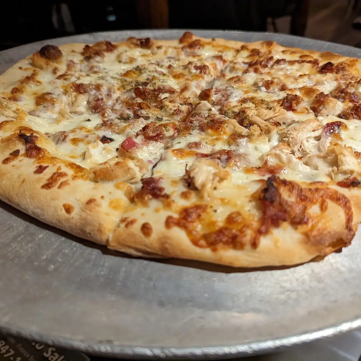 Chicken Bacon Ranch Pizza