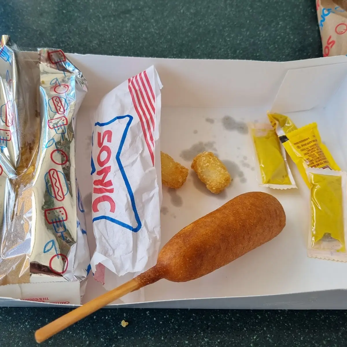 Chili Dog and Corn Dog Combo Meal