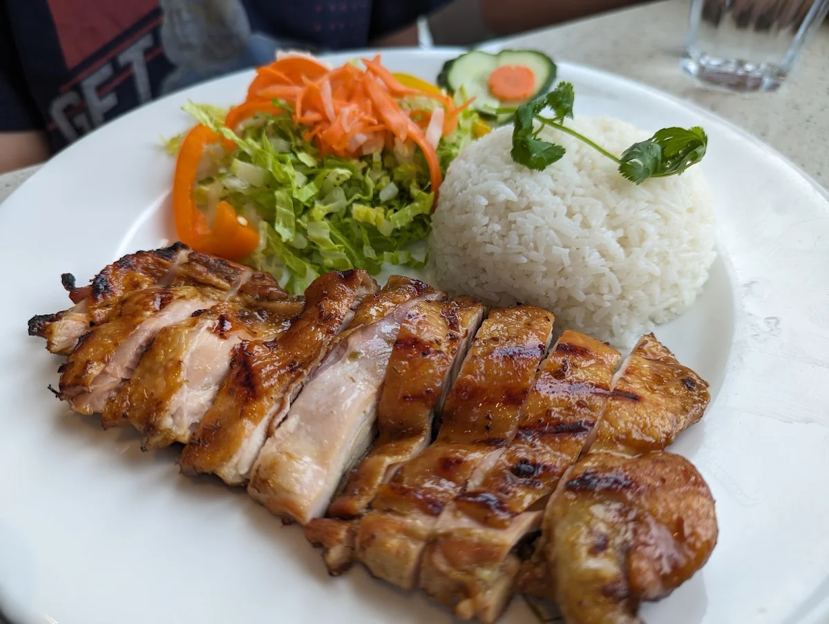 Lemon Grass Grill Chicken over Rice