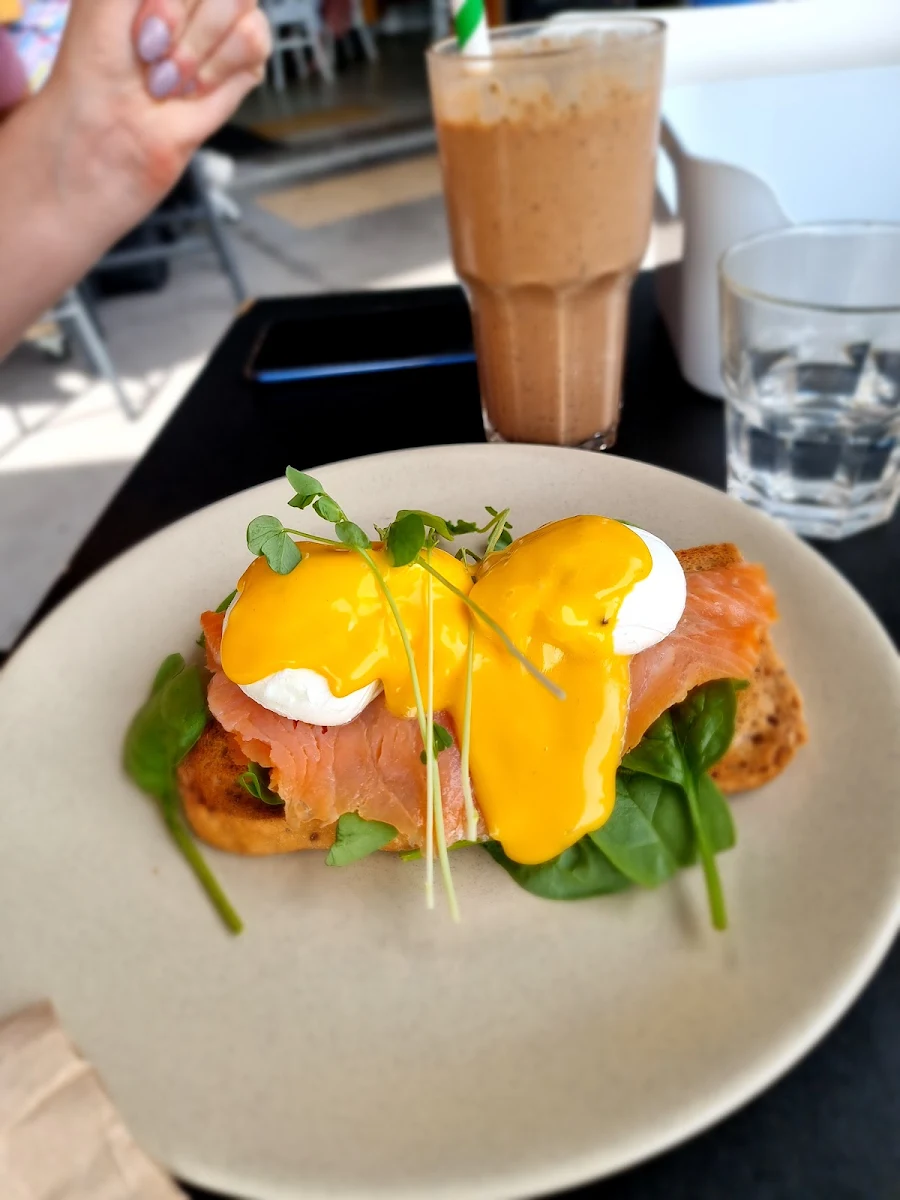 Eggs Benny Smoked Salmon GF Toast, Claire's Wholesome Kitchen