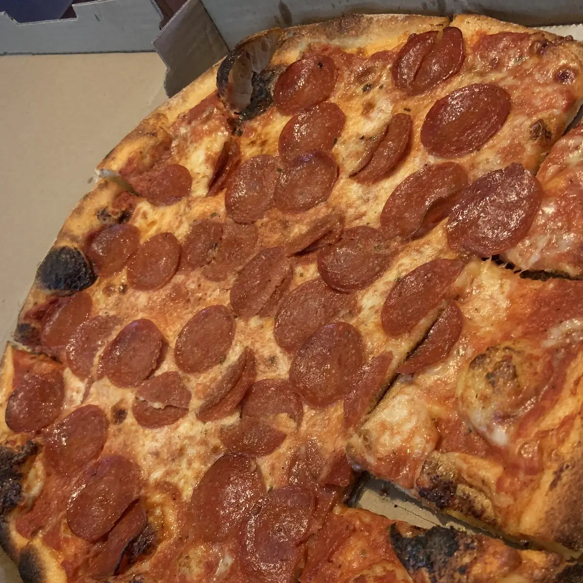 Half Cheese and Pepperoni Pizza