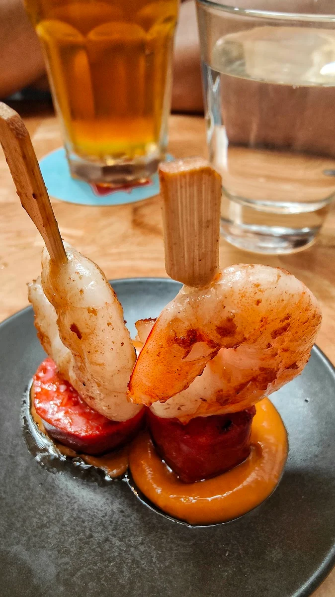 Prawn & Chorizo Pintxo, Balcon by Tapavino