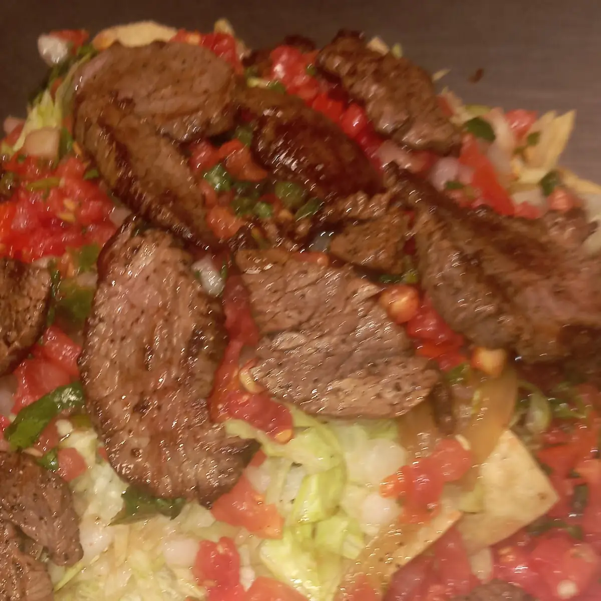 Steak Nachos Supreme