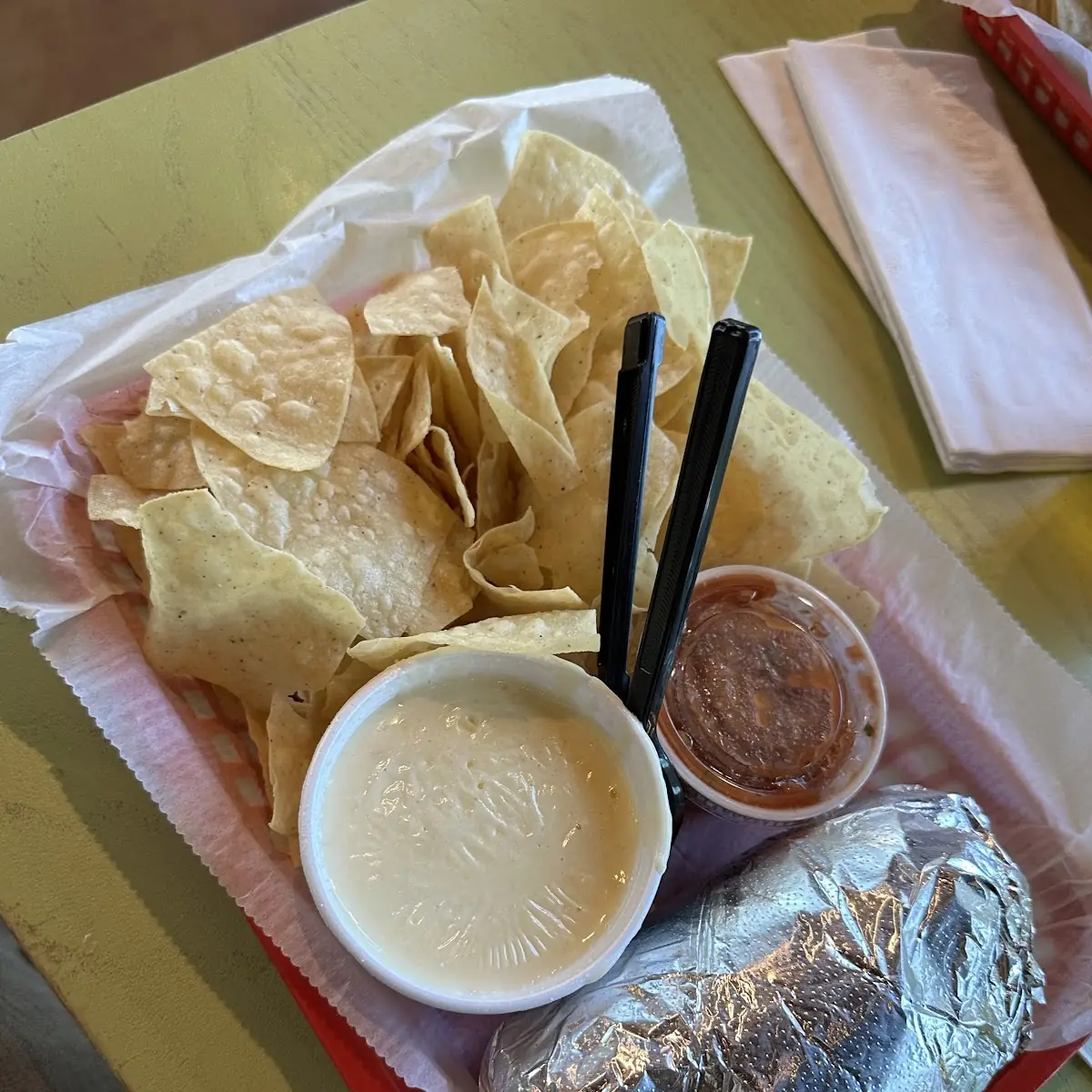 The Big Client Burrito with Chorizo Refried Beans