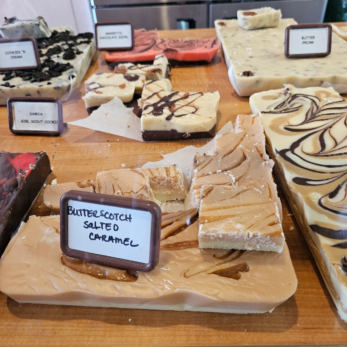 Butterscotch Salted Caramel Fudge
