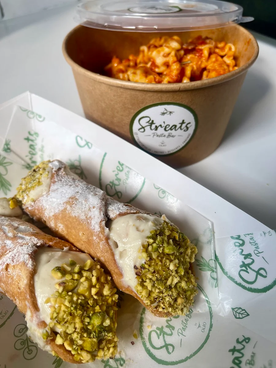Sicilian Cannolo, Str'eats Pasta Bar & Desserts
