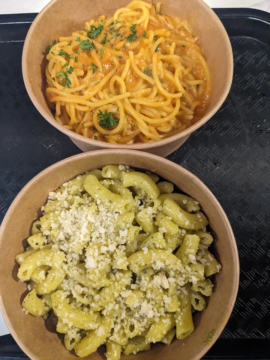 Spicy Nduja Pork and Crab Pasta, Str'eats Pasta Bar & Desserts