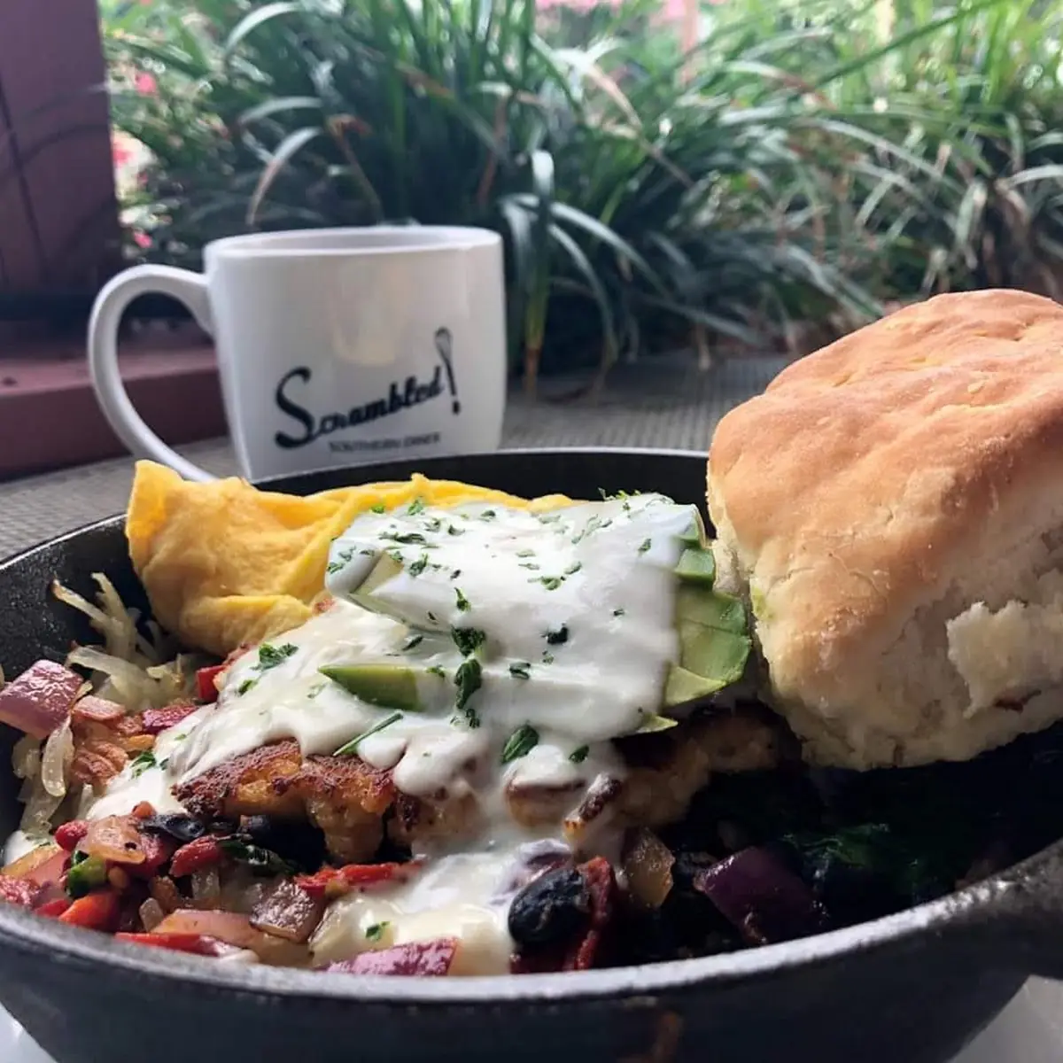 Black Bean Benedict