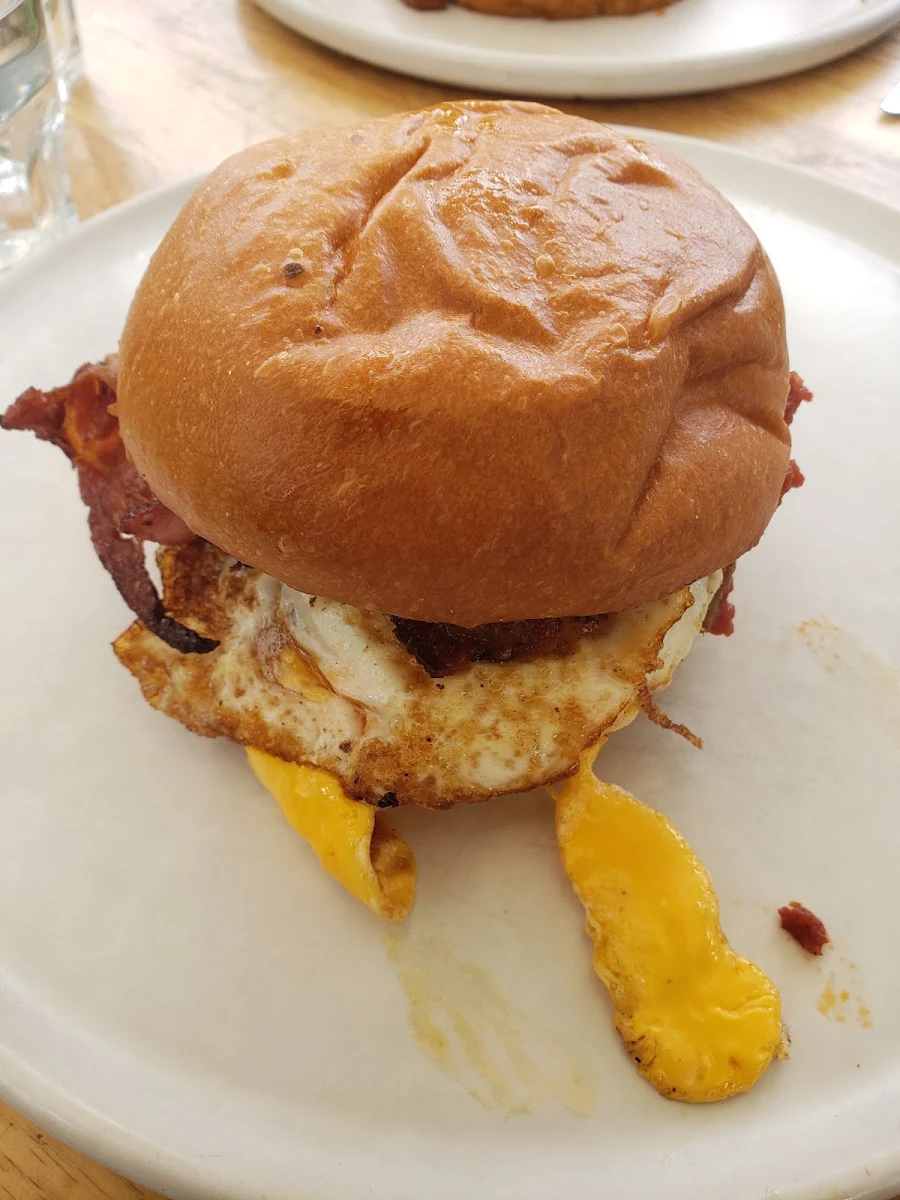 Bacon & Egg Roll, Corner Store Cafe