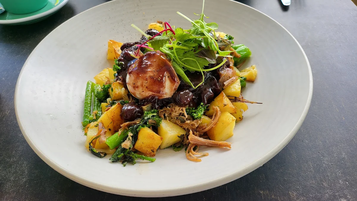 Sticky Pork Belly Hash, Corner Store Cafe