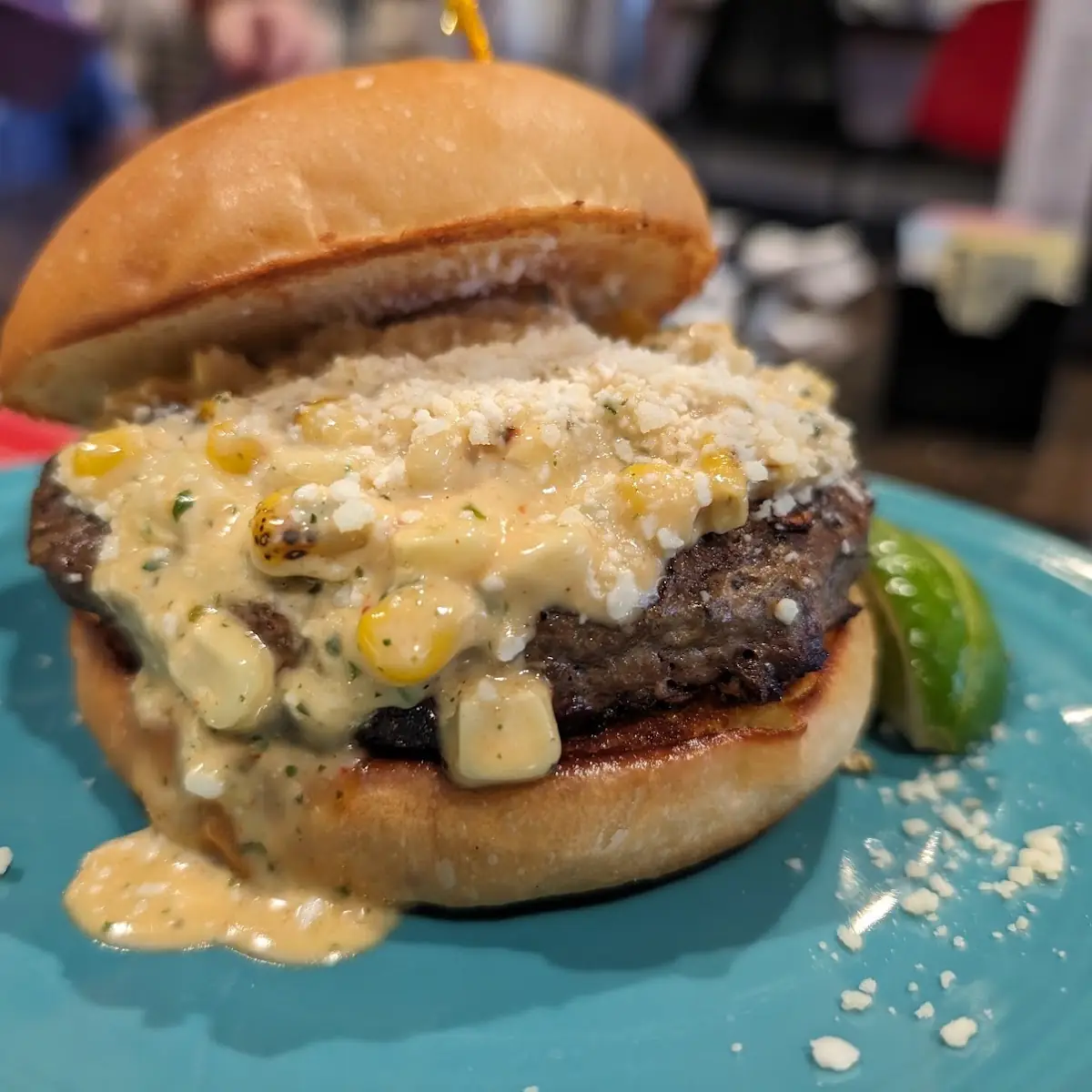 Elote Burger