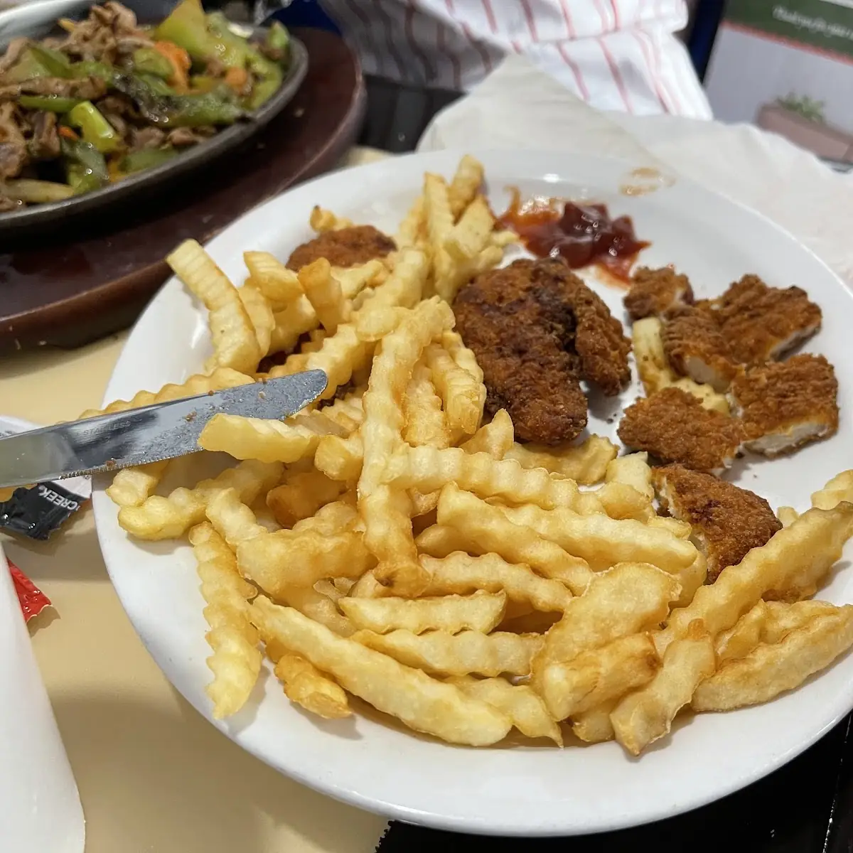 Chicken Strips with Fries Kids Meal