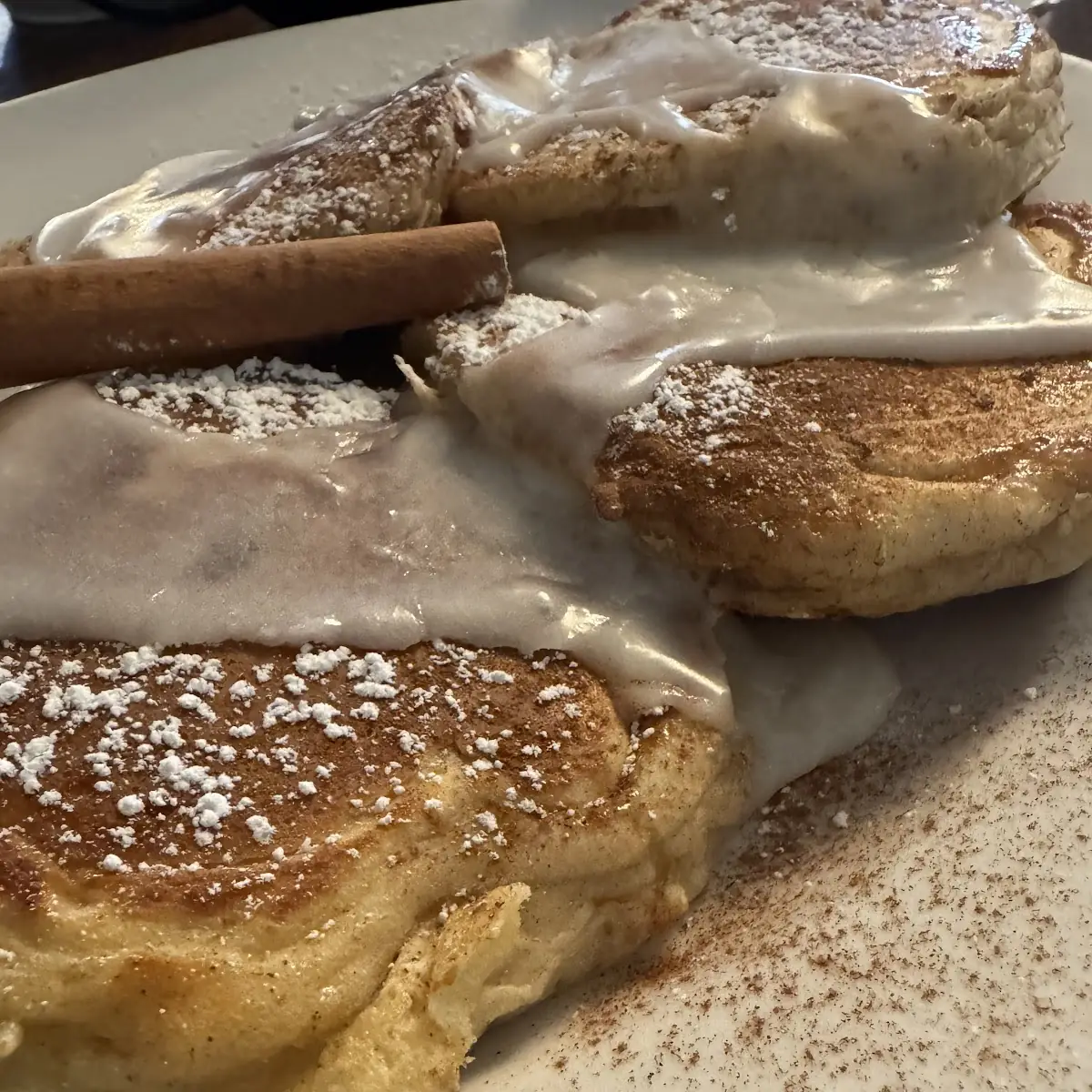 Cinnamon Glazed Hot Cakes