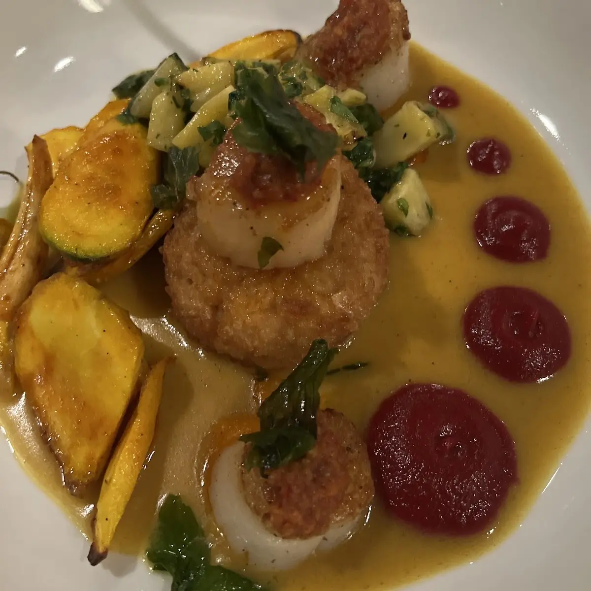 Pan Seared Scallops