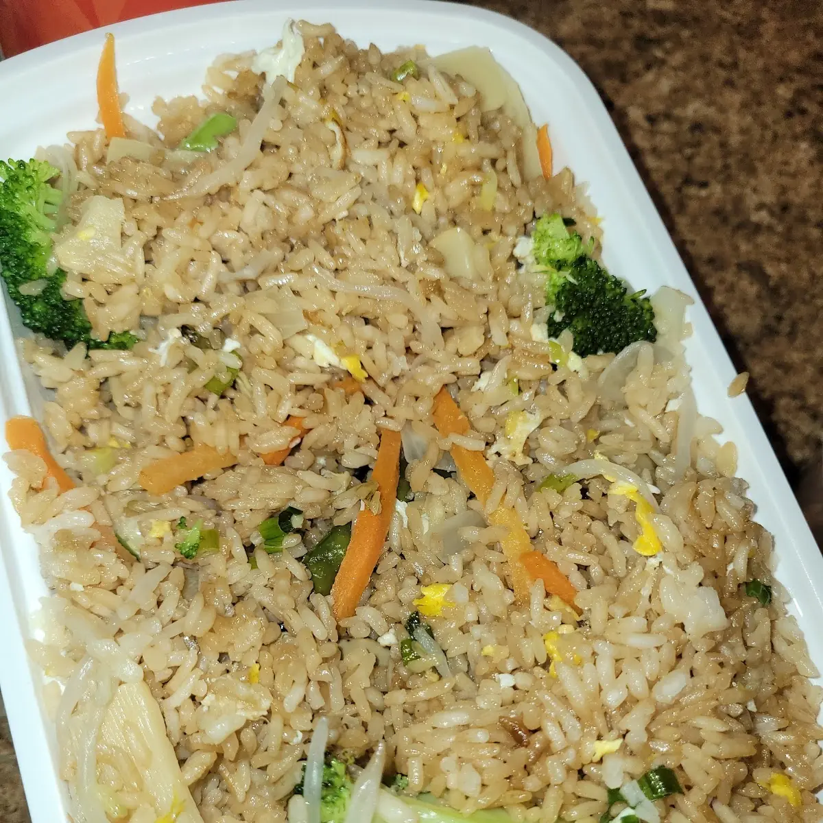 Shrimp Fried Rice with Bean Sprouts