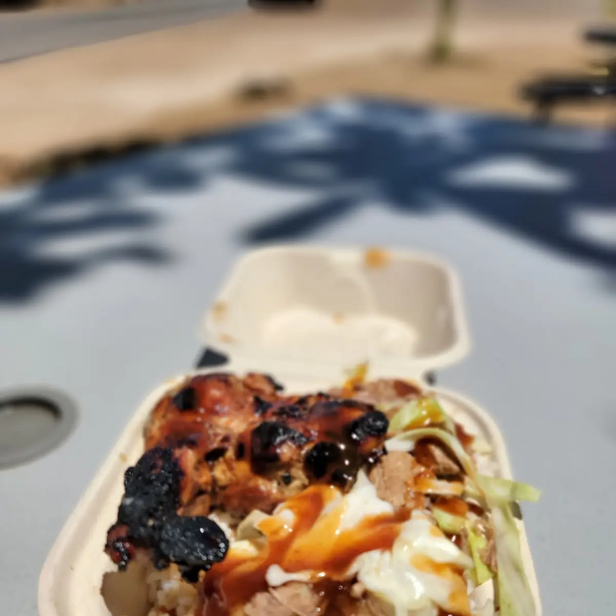 Kalua Pork and BBQ Chicken