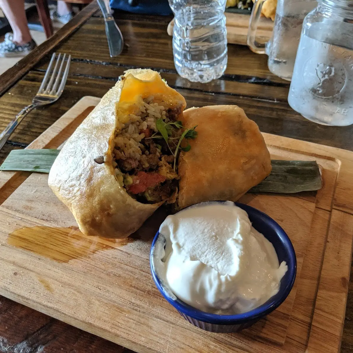 Deep Fried Steak Burrito