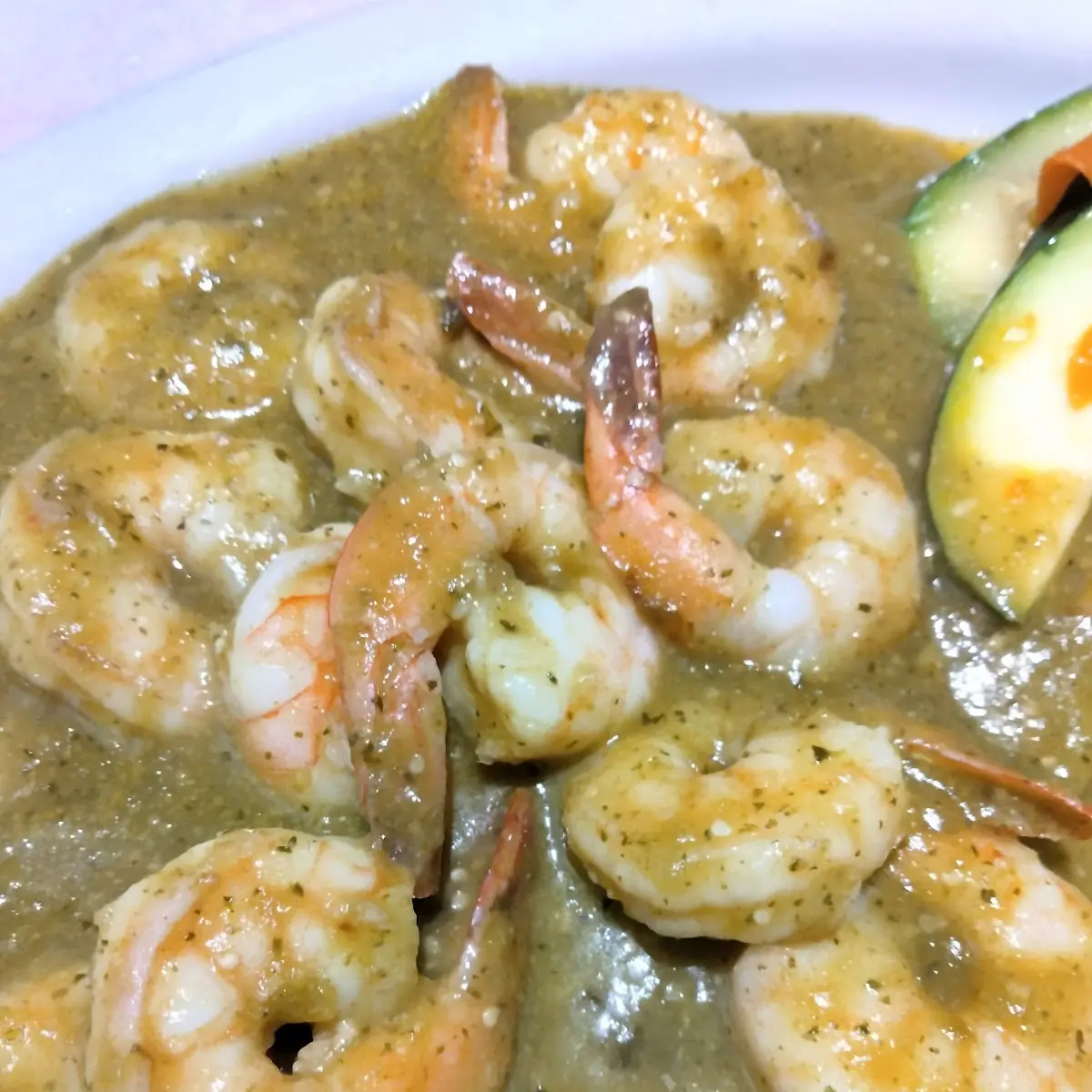 Camarones En Salsa Verde