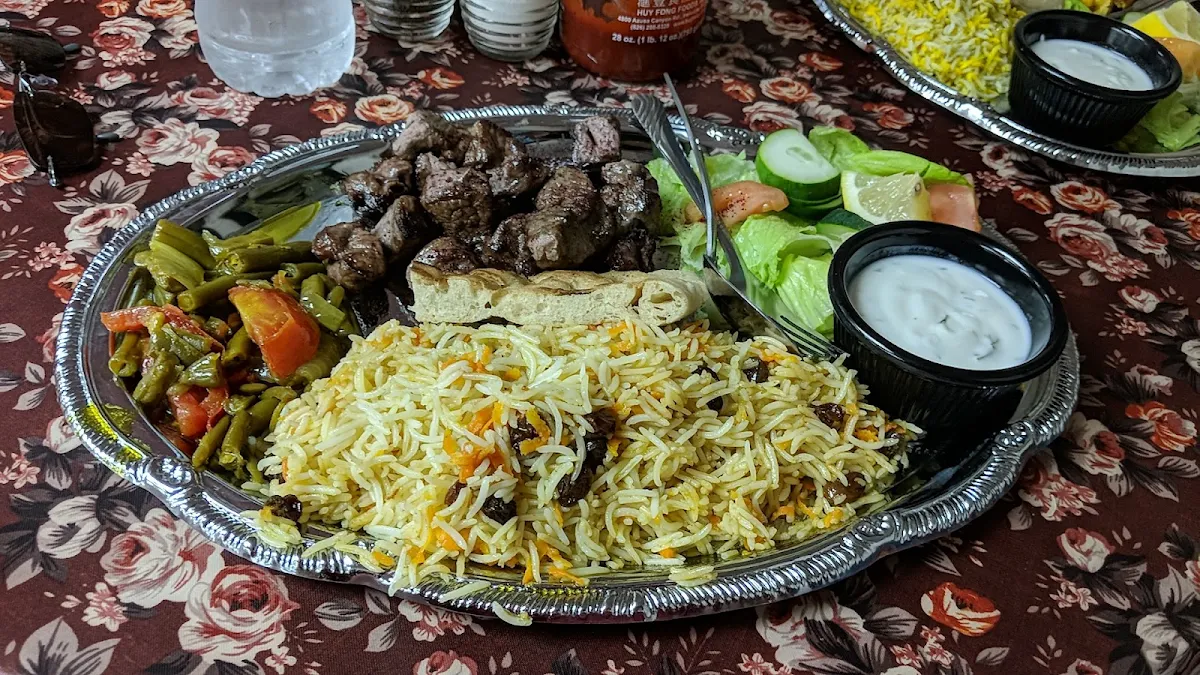 Lamb Tikka Kebab Platter