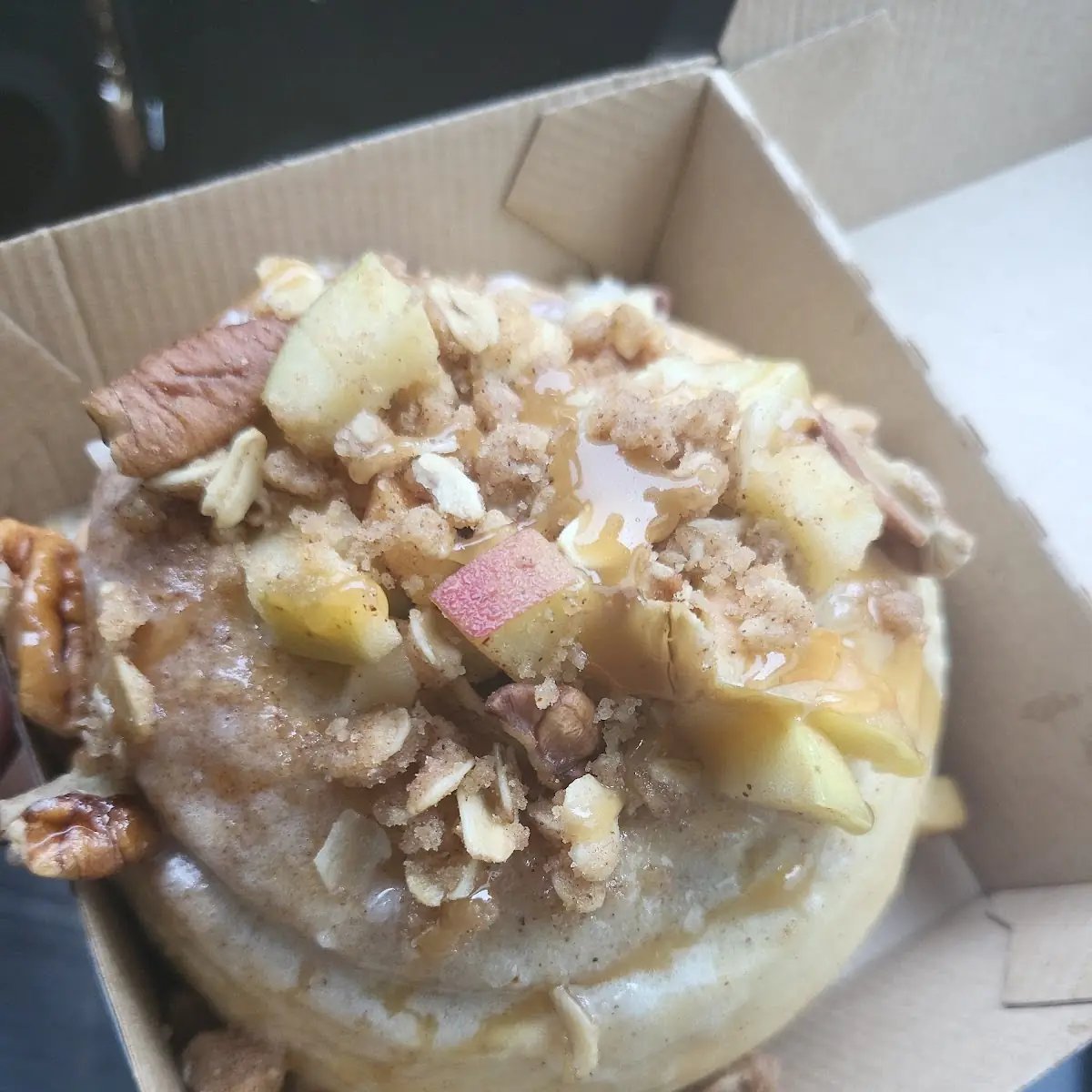 Caramel Apple Cinnamon Roll