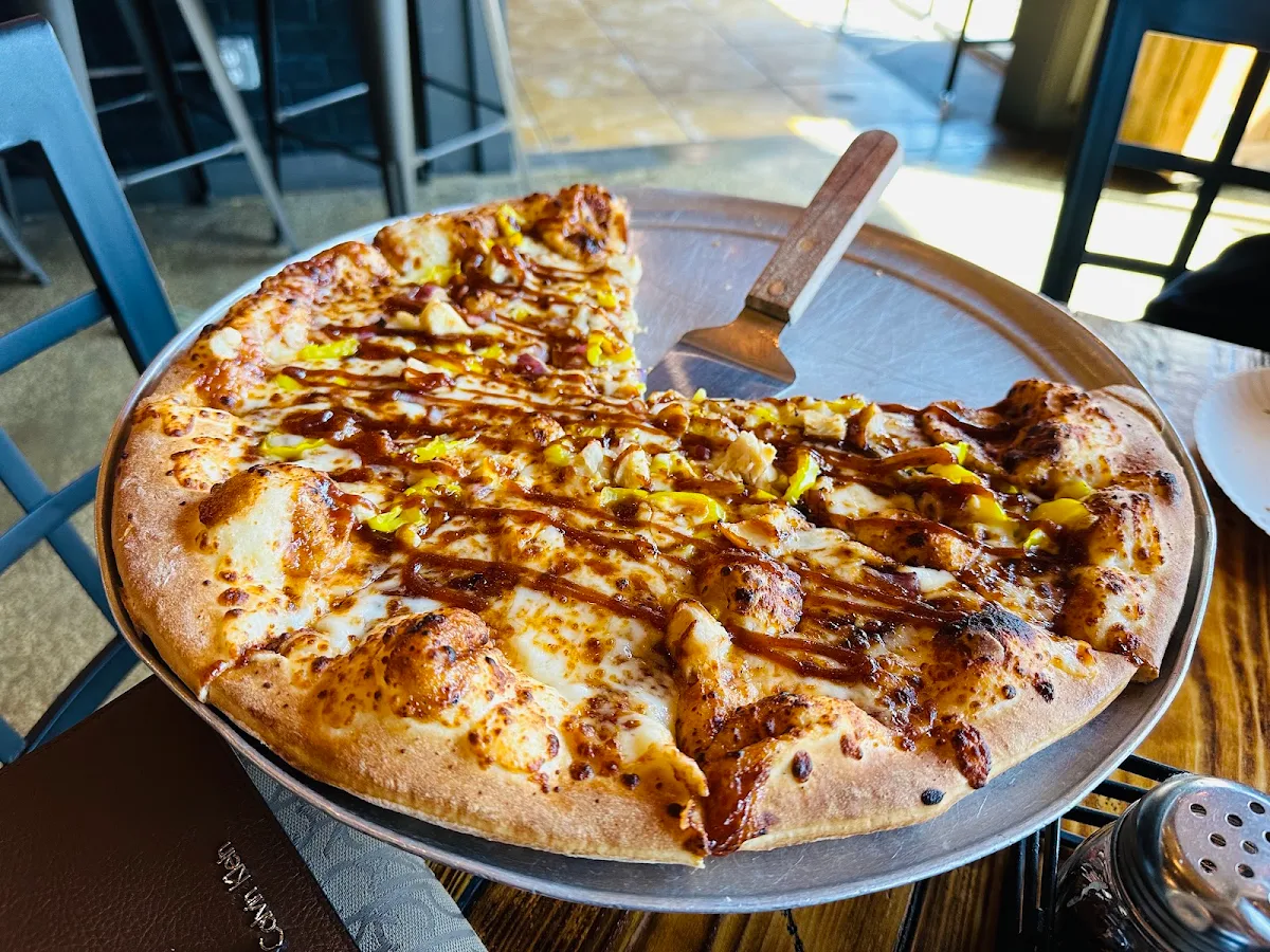 Chicken Barbecue Chicken Pizza Slice
