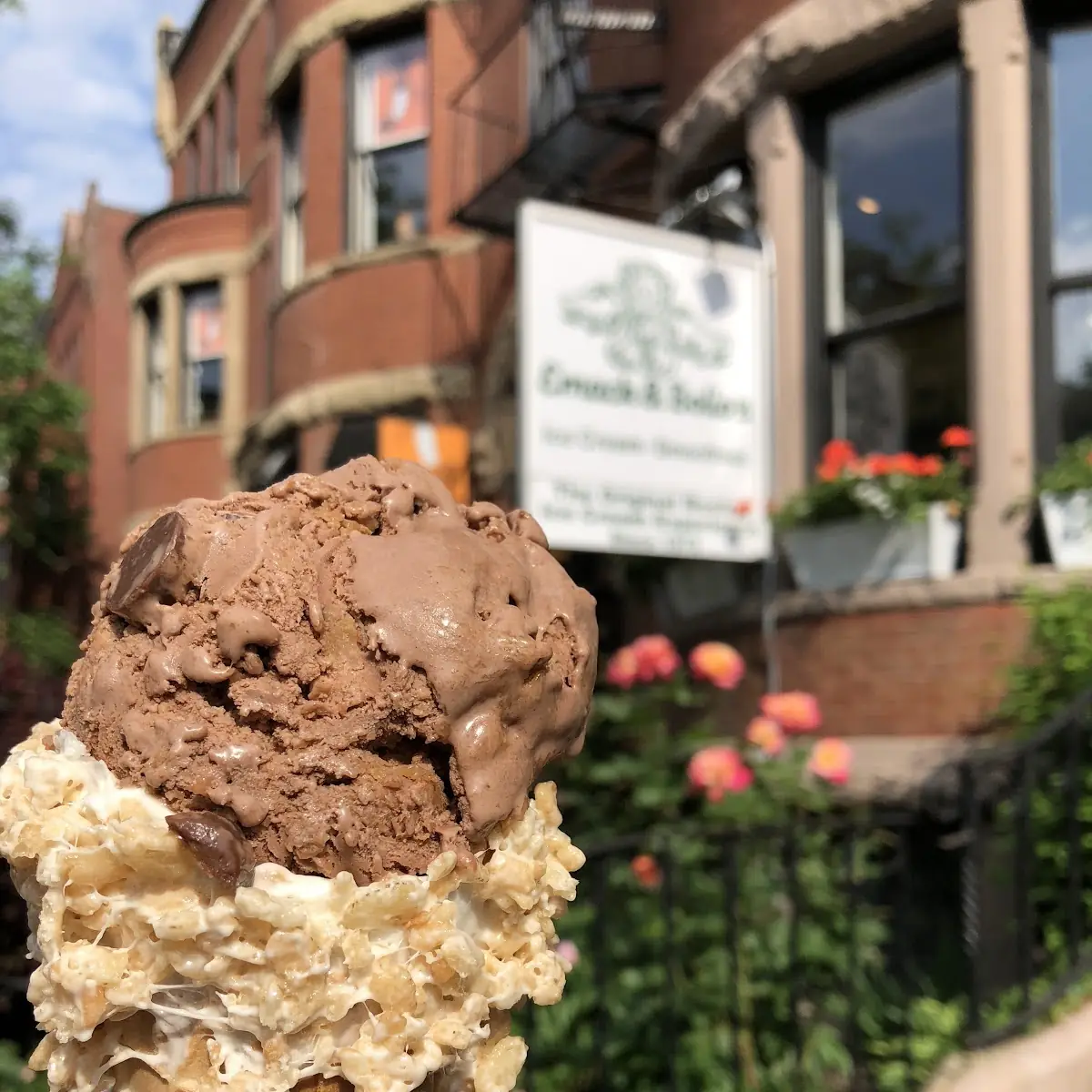 Rice Crispy Waffle Cone