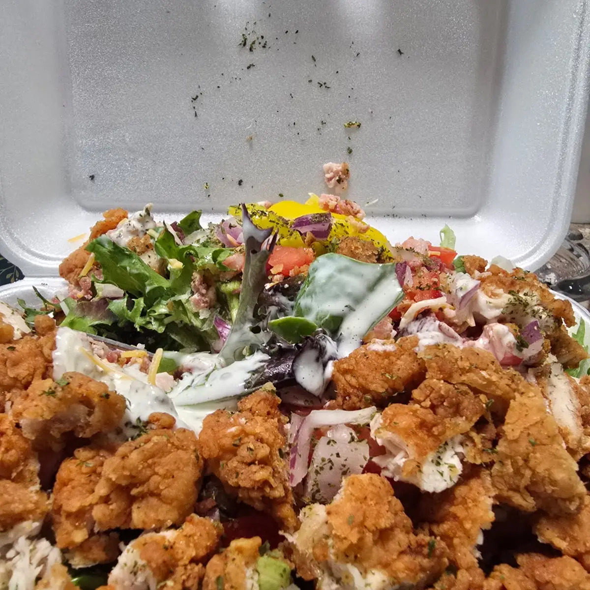 Fried Chicken Salad