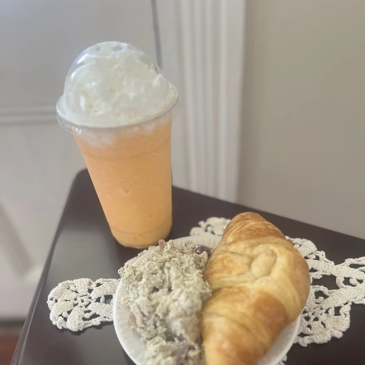 Chicken Salad and Croissant
