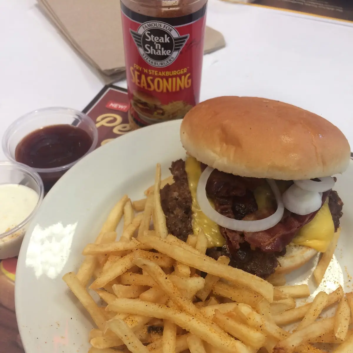 Bacon and Cheese Steak Burger