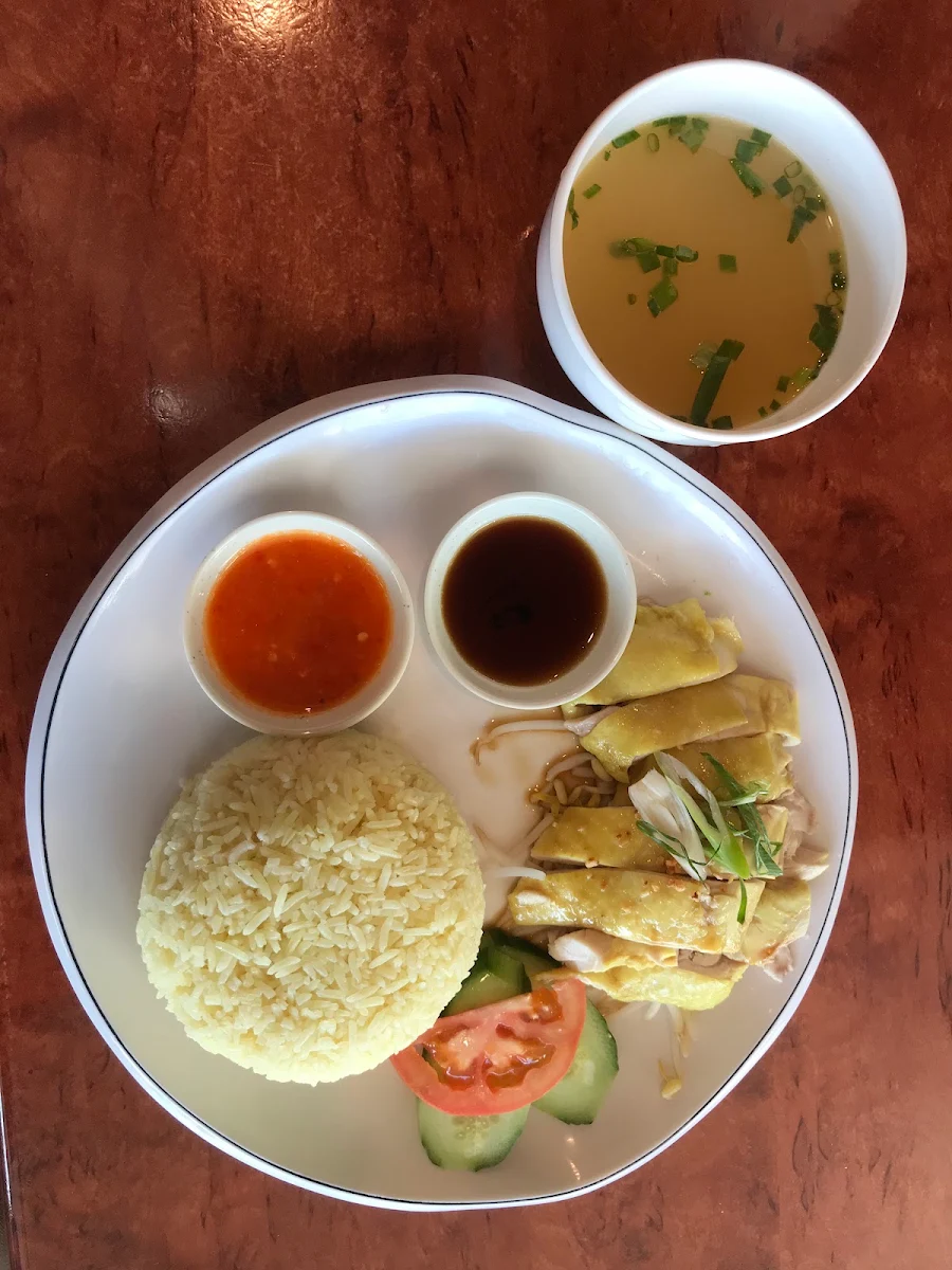 Hainanese Chicken Rice, Sri Mahkota Malaysian Cuisine