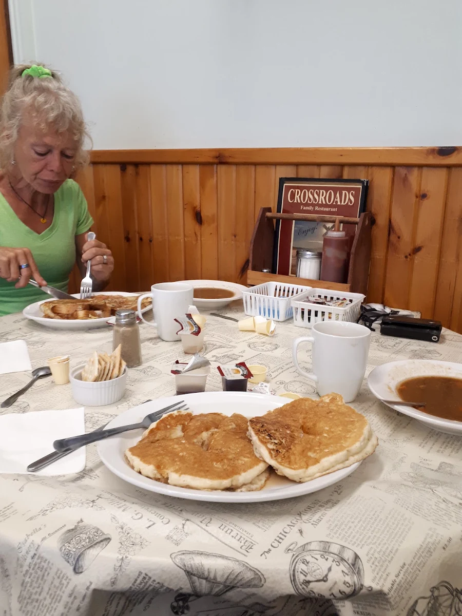 Pancakes & Beef Barley Soup