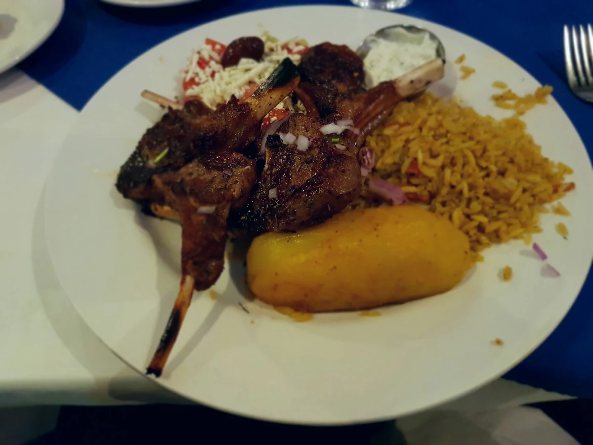 Lamb Chops, Pyrgos Taverna