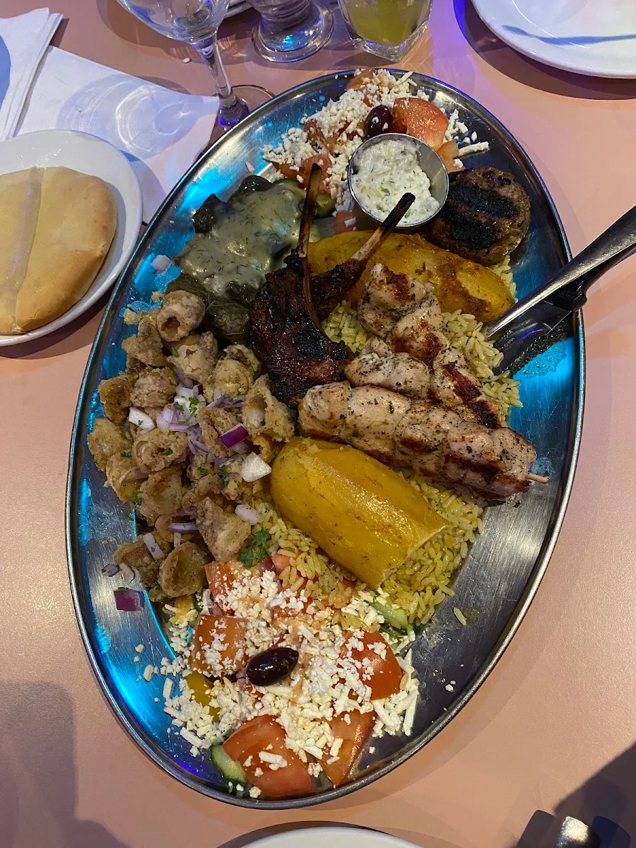Mixed Souvlaki, Pyrgos Taverna