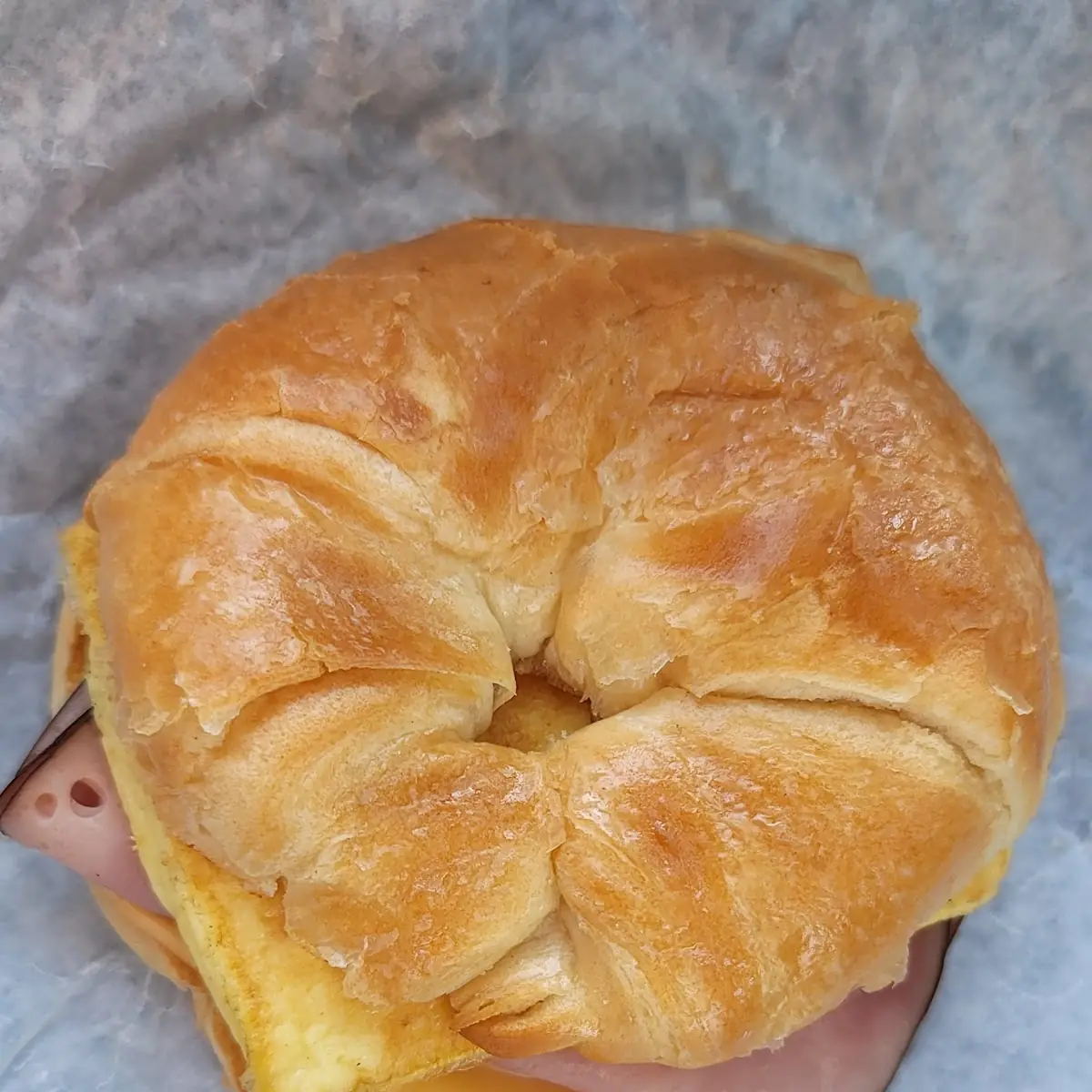 Ham Egg & Cheese Croissan'Wich