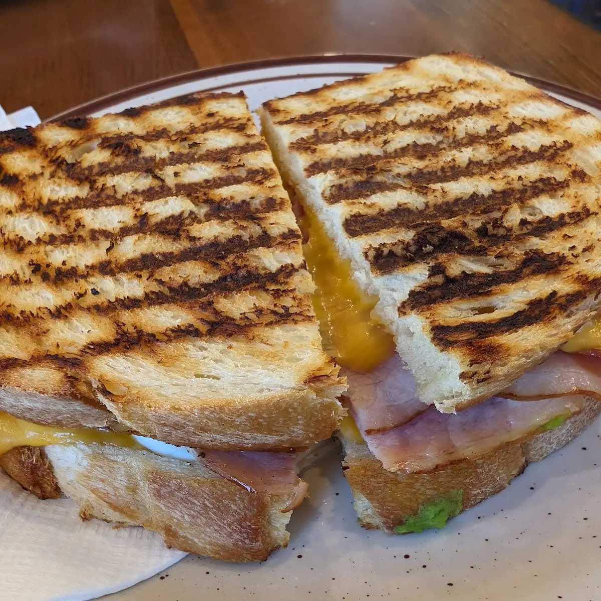Hot Pressed Ham & Cheese
