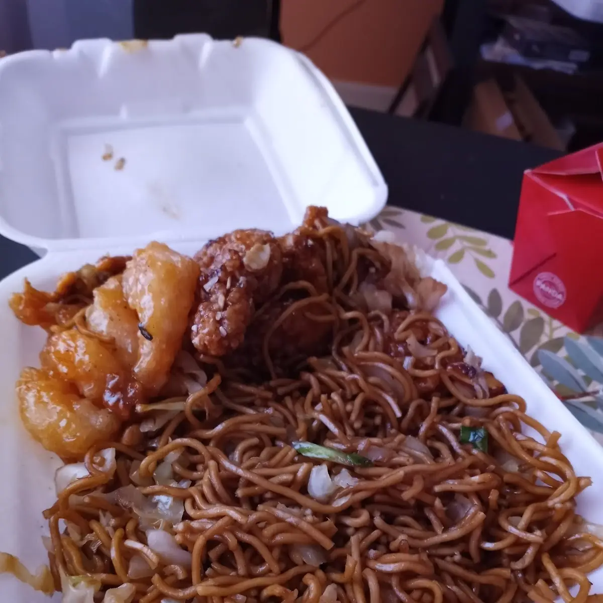 Walnut Shrimp Crispy Chicken Chowmein