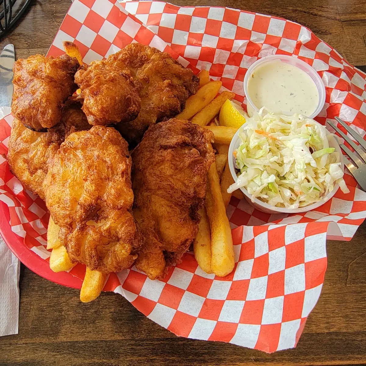 Salmon Fish & Chips