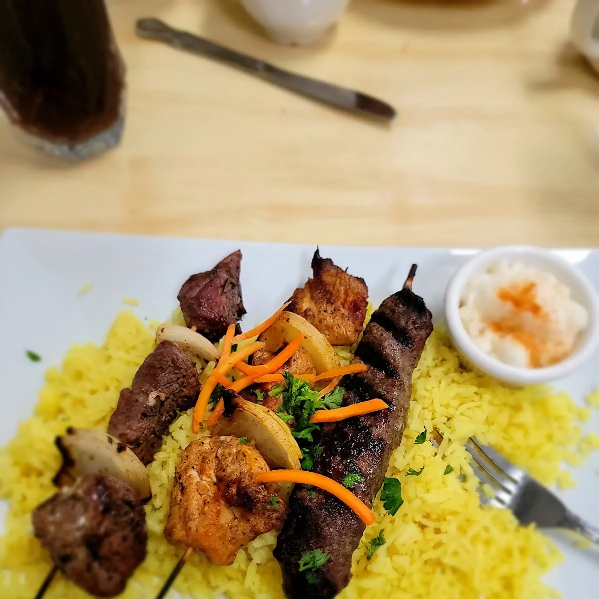 side lamb kabob