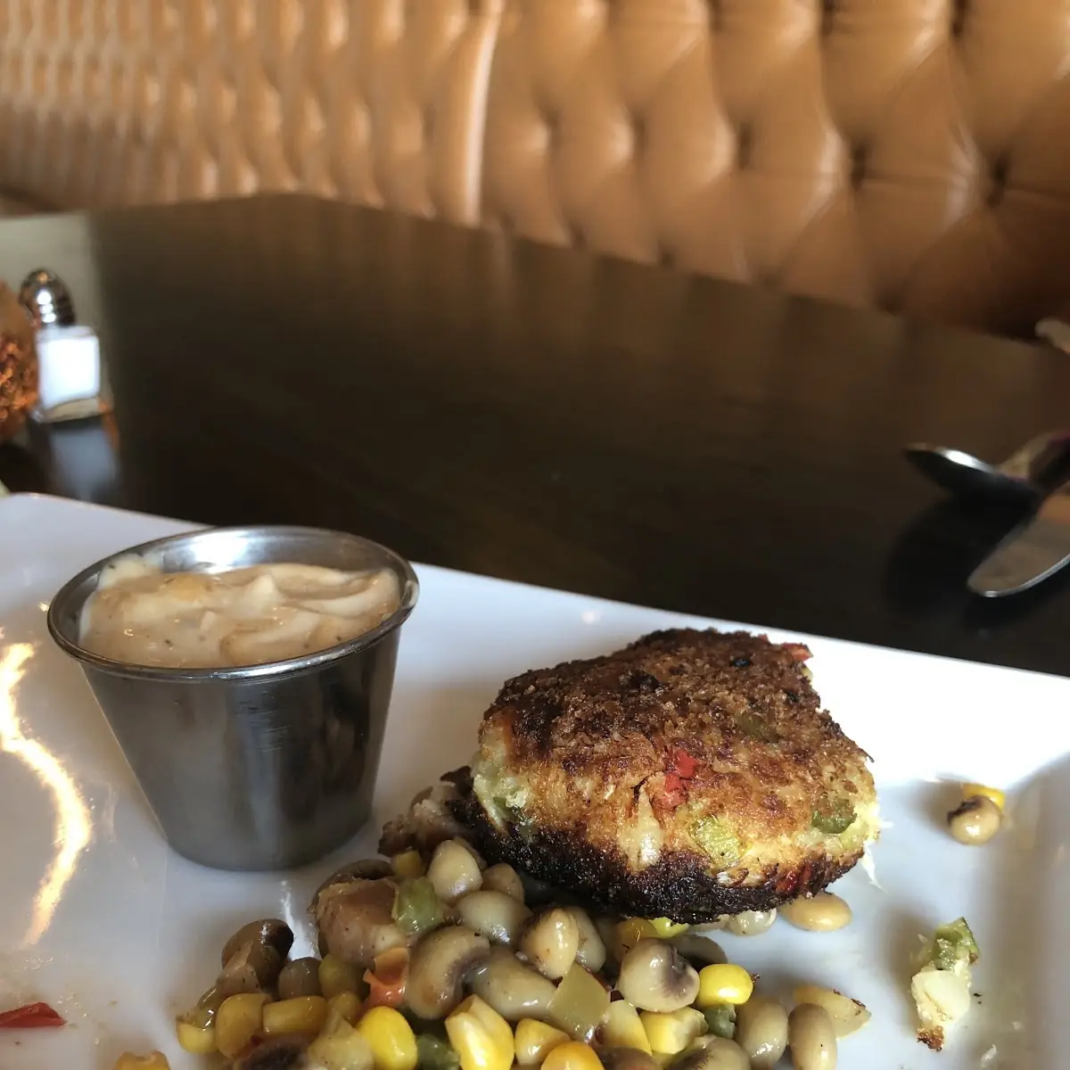 Maryland Crab Cake with Succotash