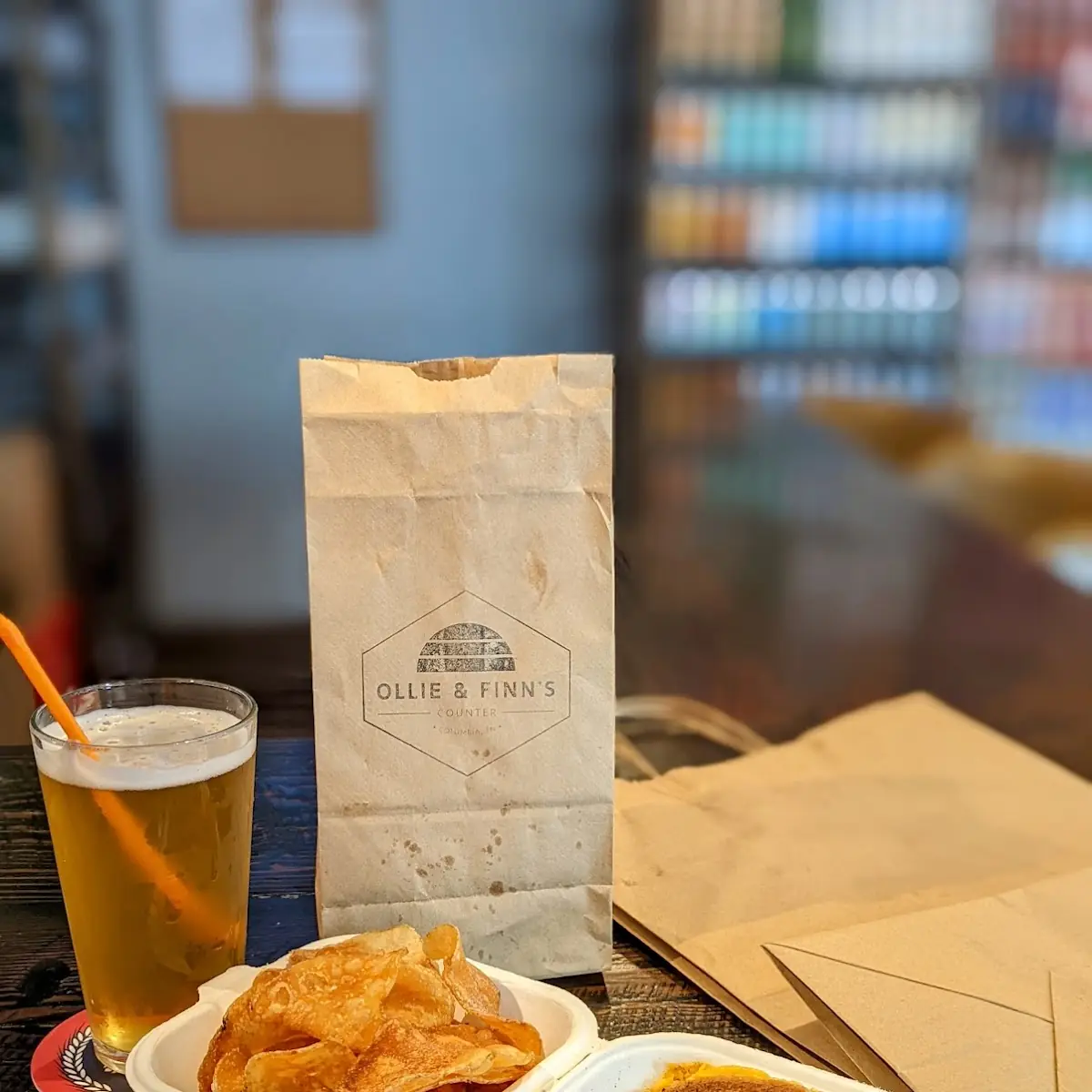 Grilled Cheese and Chips