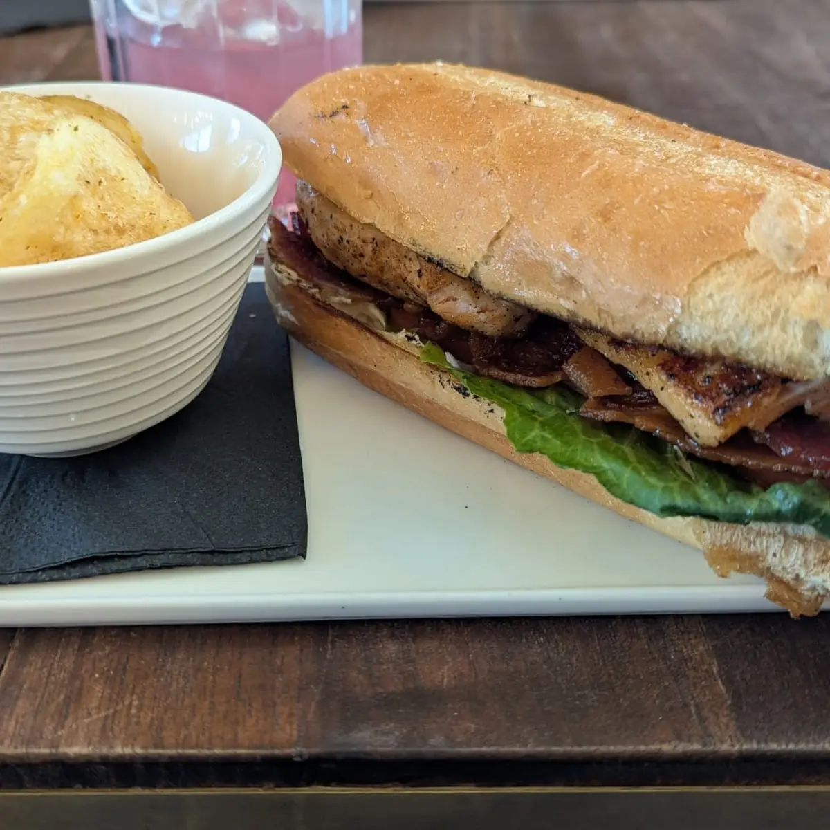 Salmon blt Sandwich