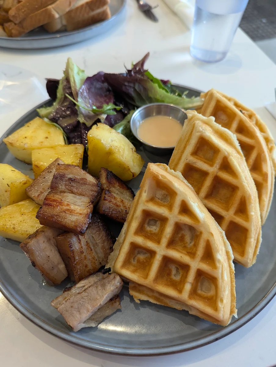 Pork Belly and Waffles