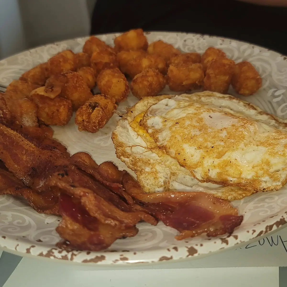 Eggs Bacon Tater Tots