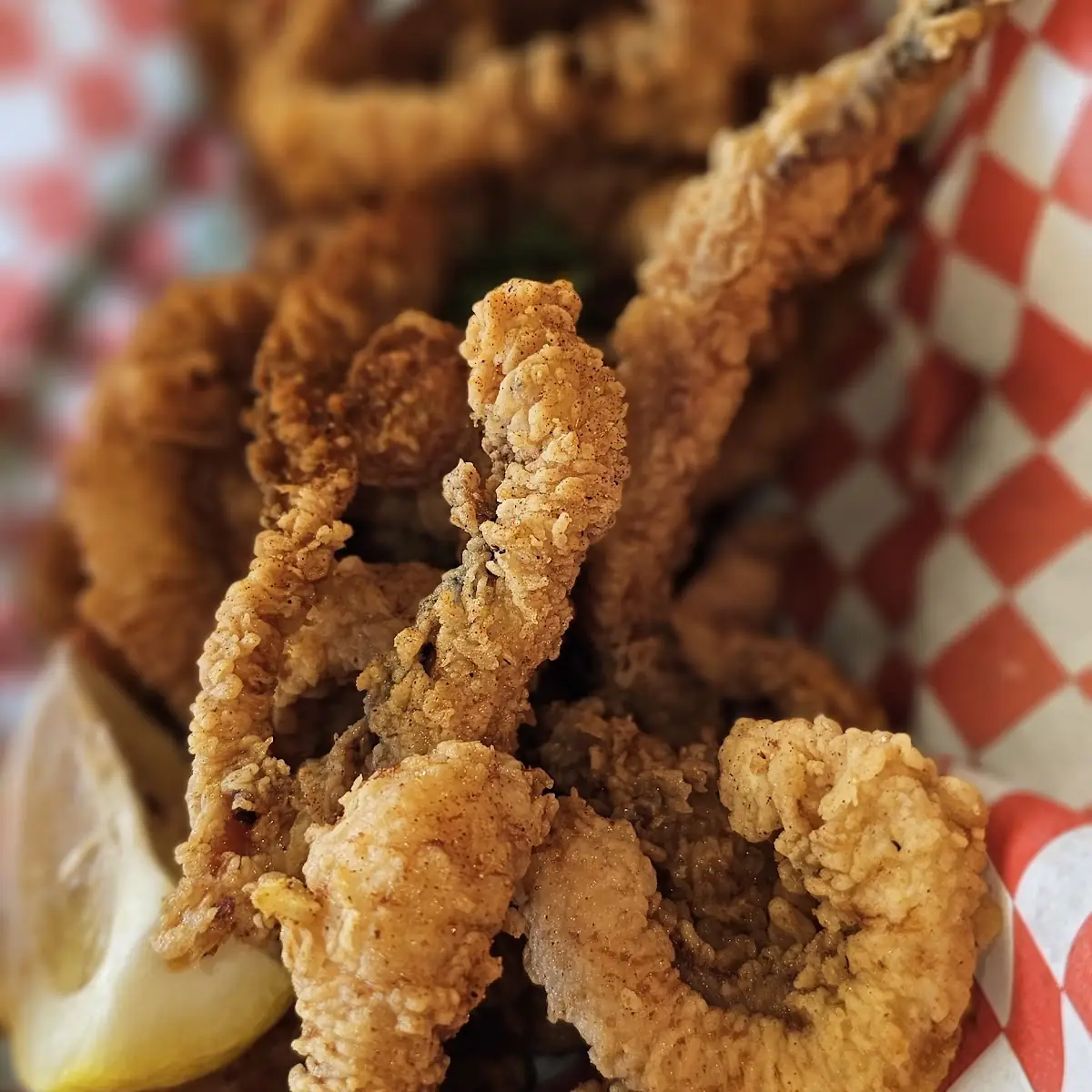Fried Soft Shell Crab with Cajun Fries
