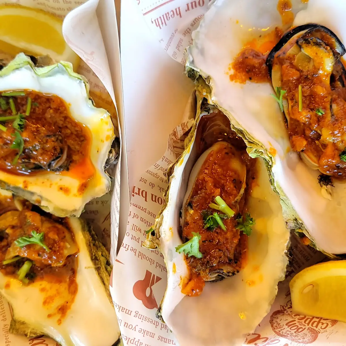 Raw Oysters on the Half Shell