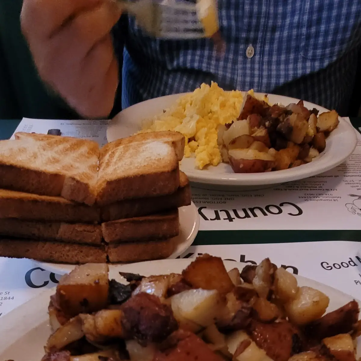 Scrambled Eggs and Home Fries